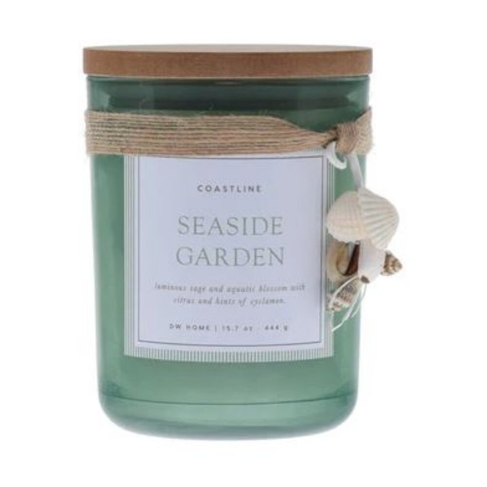 DW Home Seaside Garden French Kitchen Shell Jar Candle